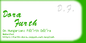 dora furth business card